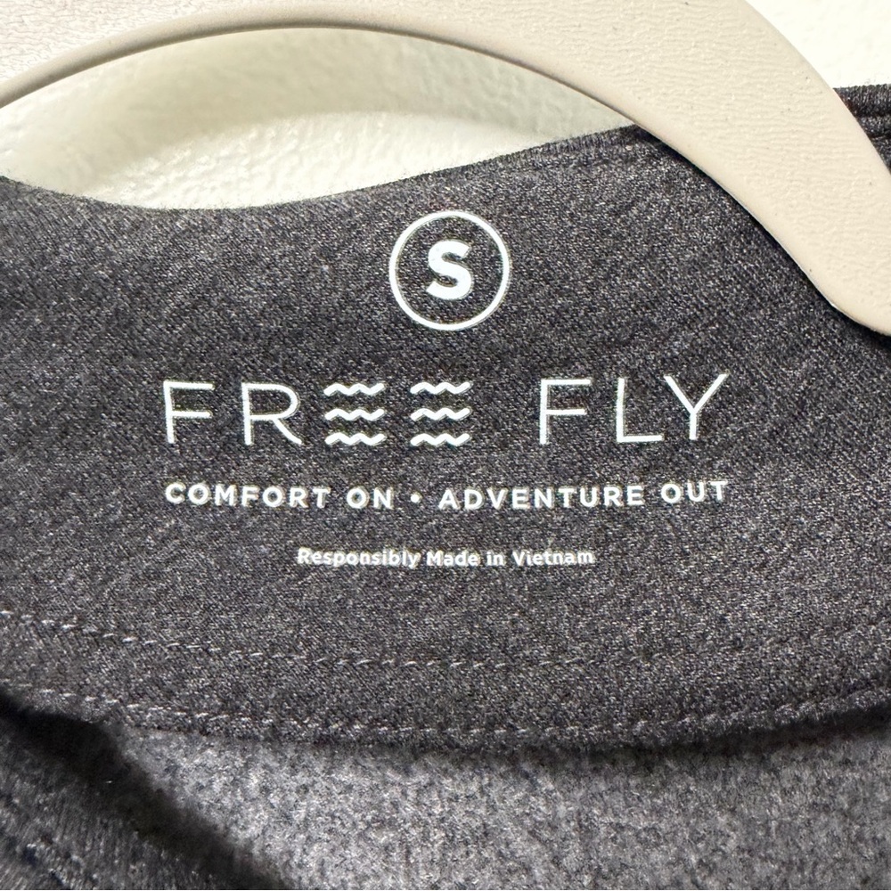Free Fly Set Bamboo Mock Neck Pullover / Jogger Size Small Dark Gray - Picture 4 of 12
